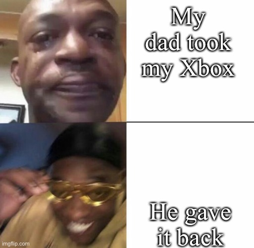 Who wants to play some fortnite with me and Angle? | My dad took my Xbox; He gave it back | image tagged in happy,angle,angel,angle angel,leguffgameryeets,the apple patch | made w/ Imgflip meme maker