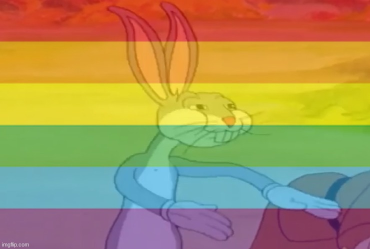 LGBT bugs bunny Blank Meme Template