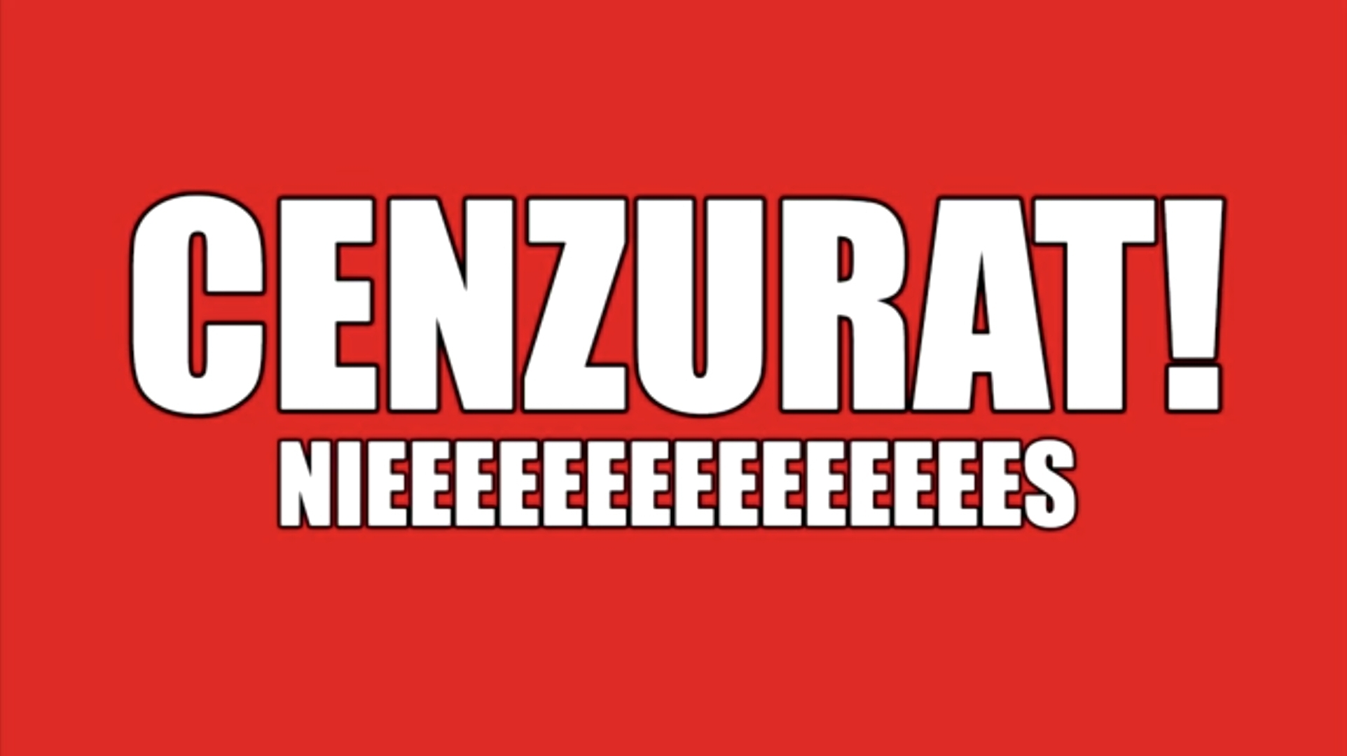 CENZURAT! NIEEEEEEEEEEEEEEES Blank Meme Template