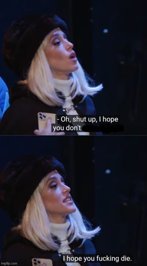 High Quality BlackFriday I hope you fucking die Blank Meme Template