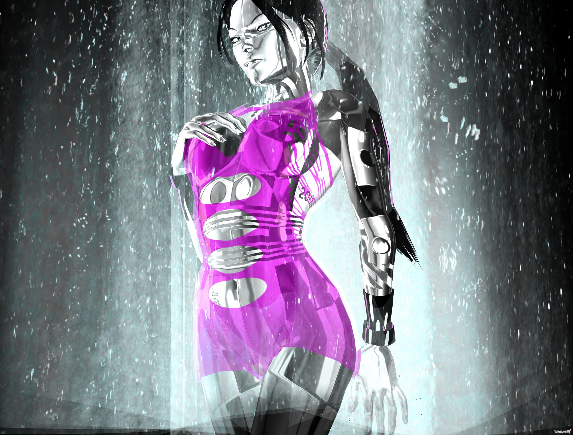 Sensual Fembot 3 Blank Meme Template