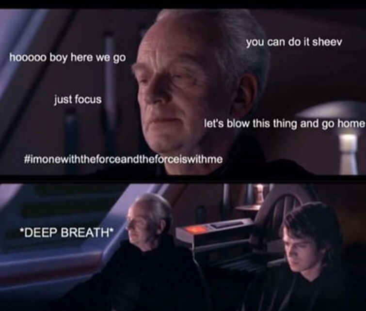 (reposted-meme template) sheev palps about to say something Blank Meme Template