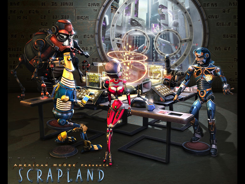 Betty From SCRAPLAND 3 Blank Meme Template