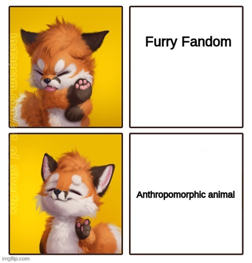 Yuh |  Furry Fandom; Anthropomorphic animal | made w/ Imgflip meme maker