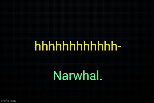 . | hhhhhhhhhhhh-; Narwhal. | made w/ Imgflip meme maker