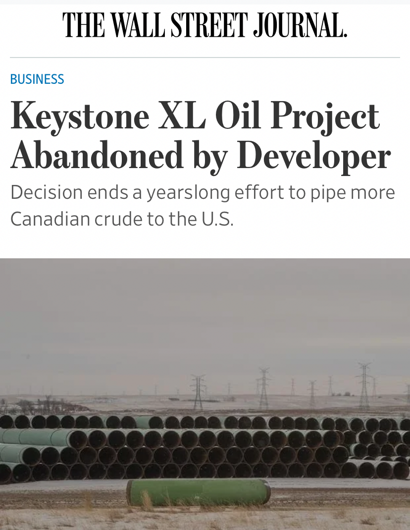 Keystone XL pipeline killed Blank Meme Template