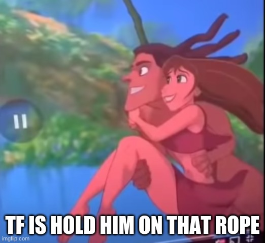 TF IS HOLD HIM ON THAT ROPE | made w/ Imgflip meme maker