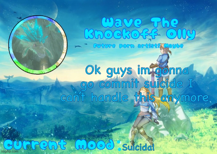 E | Ok guys im gonna go commit suicide I can’t handle this anymore; Suicidal | image tagged in e | made w/ Imgflip meme maker