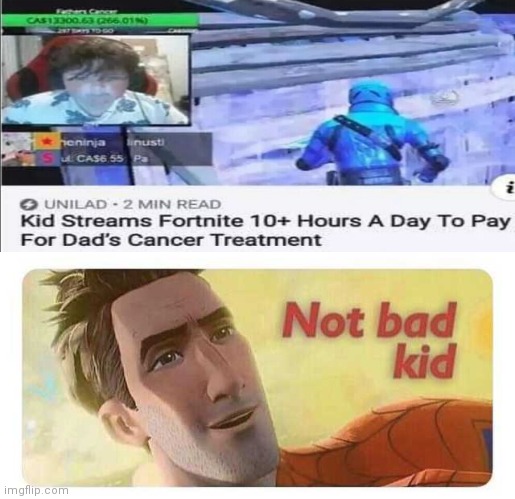 I Respect That | image tagged in not bad kid | made w/ Imgflip meme maker