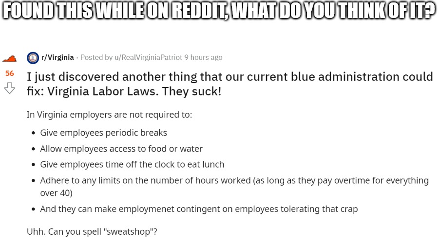 FOUND THIS WHILE ON REDDIT, WHAT DO YOU THINK OF IT? | made w/ Imgflip meme maker