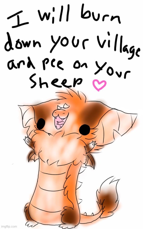 Art By sample dragon on Deviantart | made w/ Imgflip meme maker