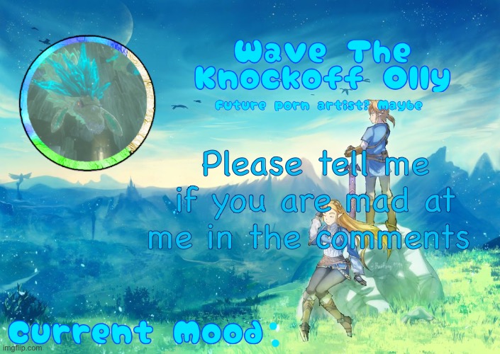 E | Please tell me if you are mad at me in the comments | image tagged in e | made w/ Imgflip meme maker