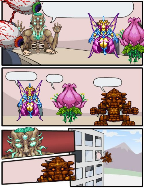 Terraria bosses Boardroom suggestion Blank Meme Template