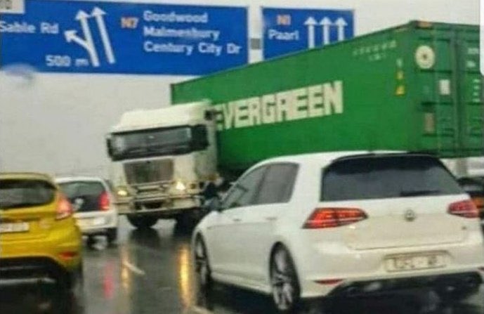 High Quality Evergreen Truck Blank Meme Template