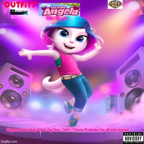 My Talking Angela: The Movie Soundtrack Poster (Explicit) | made w/ Imgflip meme maker