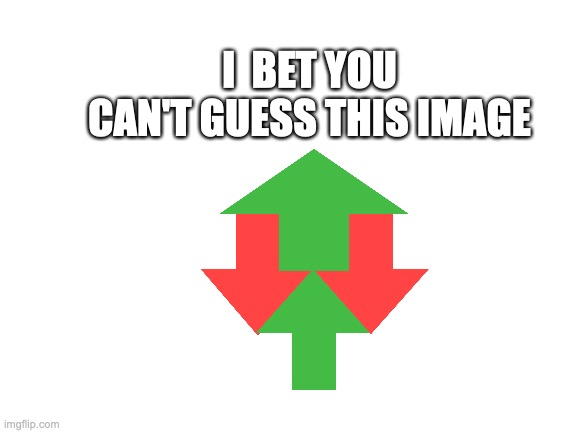 guess the image | I  BET YOU CAN'T GUESS THIS IMAGE | image tagged in blank white template,memes | made w/ Imgflip meme maker