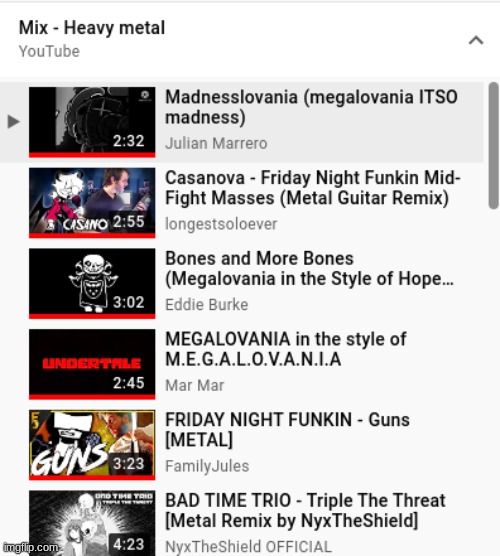 how is this metal? (i mean they did give madnesslovainia a doom bassline) | made w/ Imgflip meme maker
