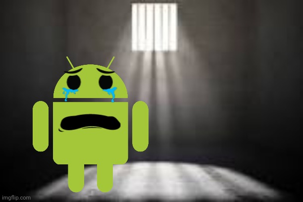 No android | image tagged in sad | made w/ Imgflip meme maker