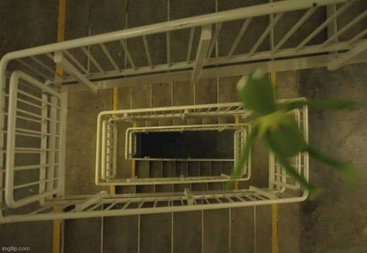 Kermit falling | image tagged in kermit falling | made w/ Imgflip meme maker
