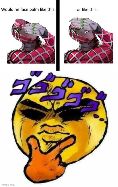 King Crimson did not predict this shower thought | image tagged in jojo's bizarre adventure,shower thoughts,memes,facepalm,king crimson,diavolo | made w/ Imgflip meme maker