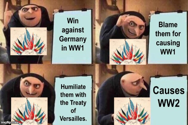 ww2 causes | image tagged in history | made w/ Imgflip meme maker