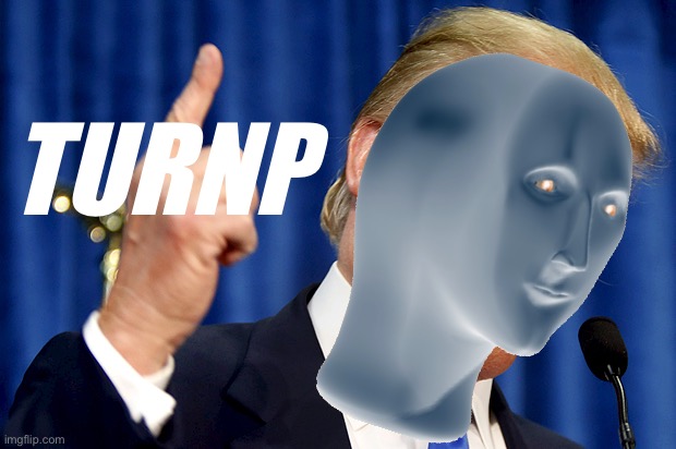 Meme man Trump Blank Meme Template