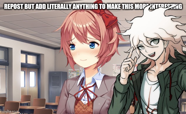 Sayori made a new friend | image tagged in memes | made w/ Imgflip meme maker