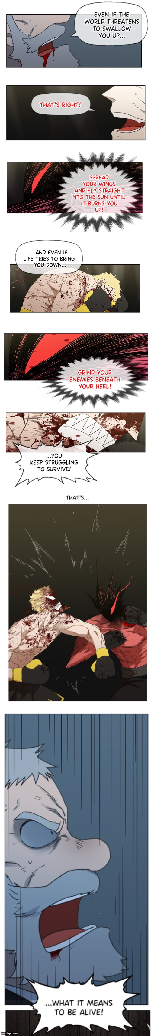 Favorite part of the webtoon I'm reading lmao- | made w/ Imgflip meme maker