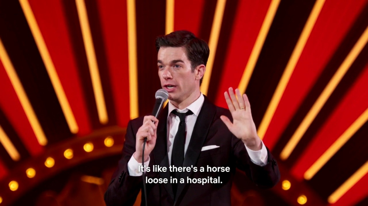 horse loose in a hospital Blank Meme Template