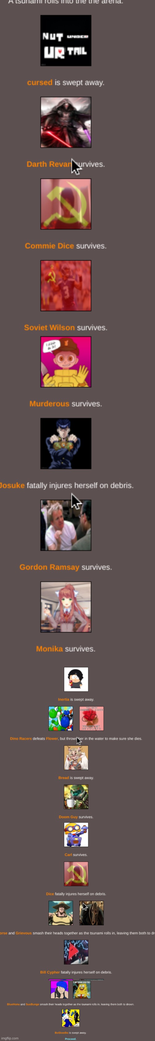 Ruh roh peple dying | made w/ Imgflip meme maker
