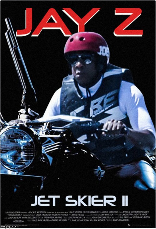 Jay-Z Jet Skier II | image tagged in jay-z jet skier ii | made w/ Imgflip meme maker