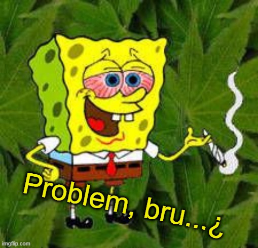 Weed | Problem, bru...¿ | image tagged in weed | made w/ Imgflip meme maker
