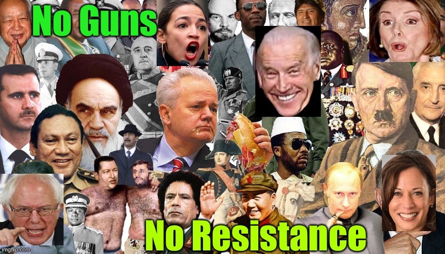 Out of My Cold, Dead Hands |  No Guns; No Resistance | image tagged in all the dictators,dems are marxists,biden hates america,2nd amendment,dictators,authoritarians | made w/ Imgflip meme maker