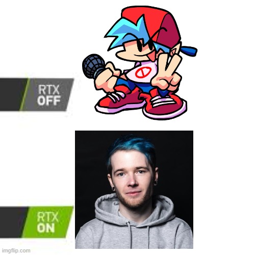 Idk if this is relatable or not | image tagged in rtx off vs rtx on | made w/ Imgflip meme maker