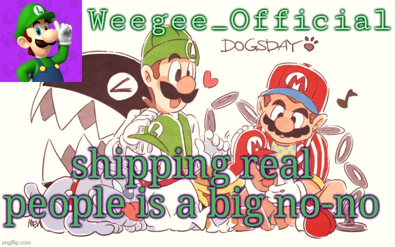truth. | shipping real people is a big no-no | image tagged in temp,the truth,you can't handle the truth | made w/ Imgflip meme maker