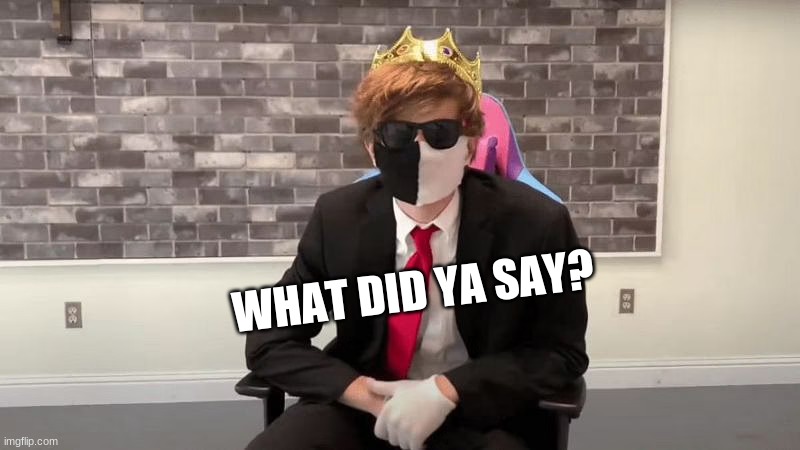 WHAT DID YA SAY? | made w/ Imgflip meme maker