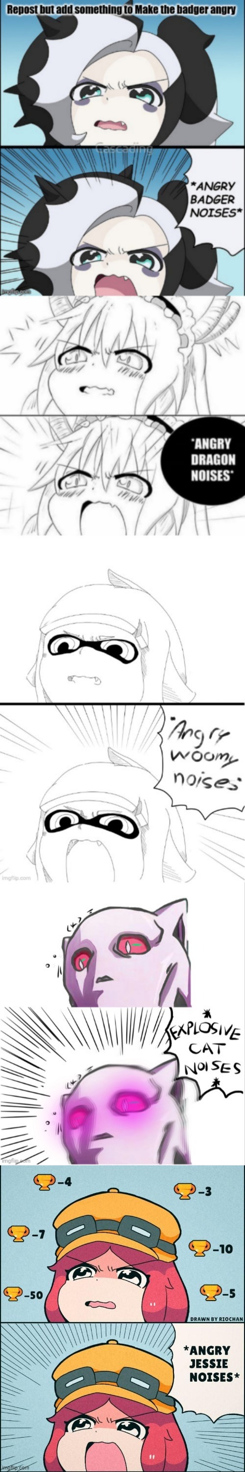 image tagged in angry jessie noises | made w/ Imgflip meme maker