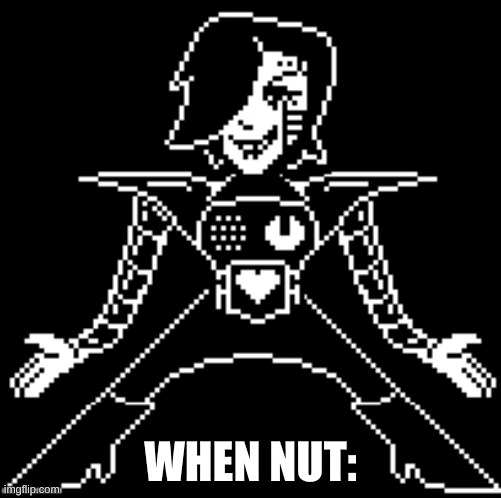 WHEN NUT: | made w/ Imgflip meme maker