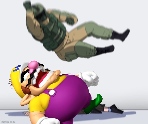 warriors gets crushed to death by a convicted war criminal.mp3 | image tagged in wario | made w/ Imgflip meme maker