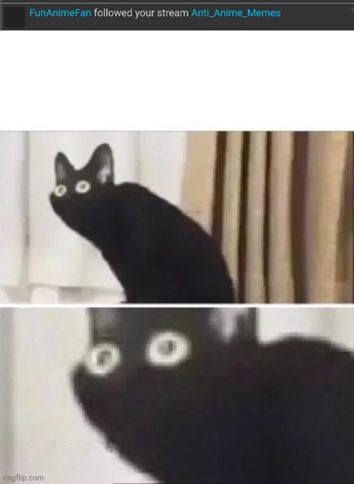 Ban them. | image tagged in oh no black cat | made w/ Imgflip meme maker