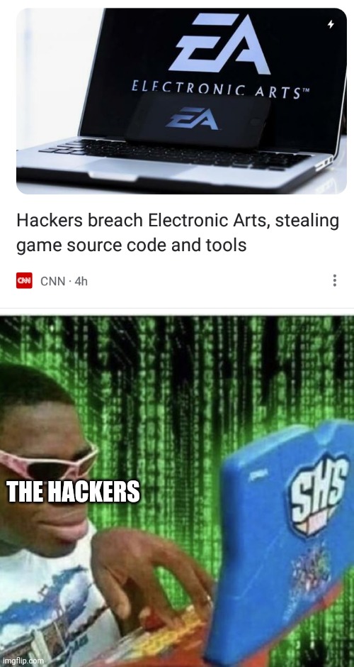 THE HACKERS | image tagged in ryan beckford | made w/ Imgflip meme maker