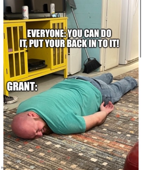 Back problems | image tagged in beached,killer whale,down for the count,funny memes | made w/ Imgflip meme maker