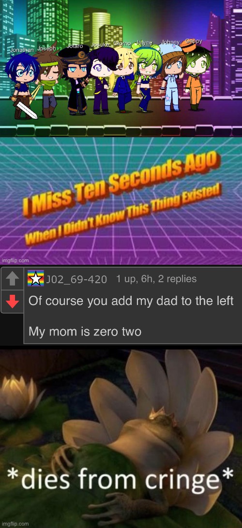 Why do people on the internet say these things? (Cred to my frien SpeedWeed for making the image this comment was on) | image tagged in dies from cringe | made w/ Imgflip meme maker
