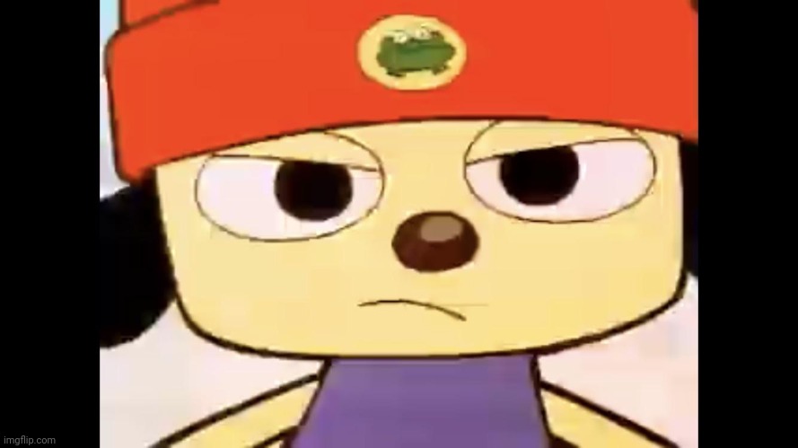 He angy | image tagged in parappa | made w/ Imgflip meme maker