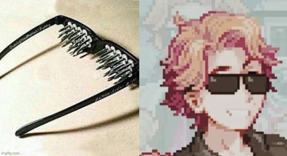 Lol I made this | image tagged in unsee glasses but it's senpai | made w/ Imgflip meme maker