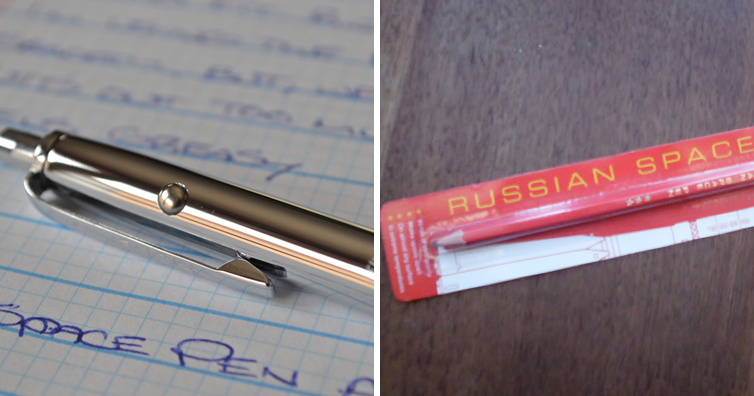Nasa Pen vs Russia Pencil Blank Meme Template
