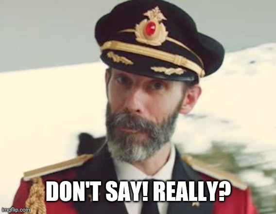 Captain Obvious | DON'T SAY! REALLY? | image tagged in captain obvious | made w/ Imgflip meme maker