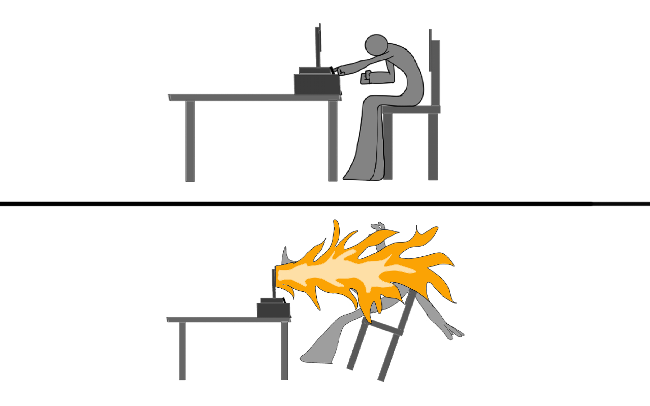 High Quality stickman experiencing ... Blank Meme Template