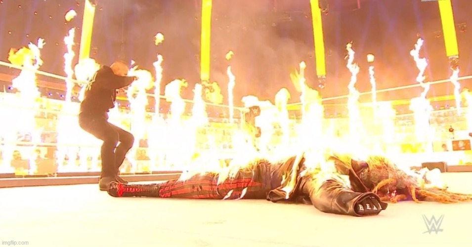 Fiend on Fire | image tagged in fiend on fire | made w/ Imgflip meme maker