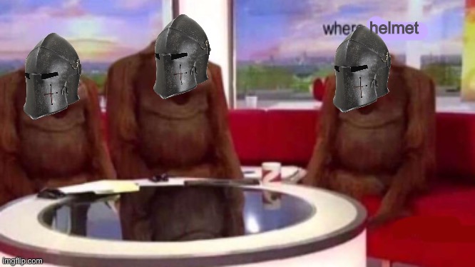 Where banana blank | helmet | image tagged in where banana blank | made w/ Imgflip meme maker